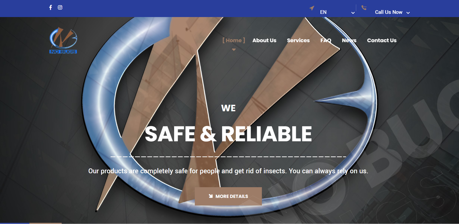 NoBugs Corporate Website